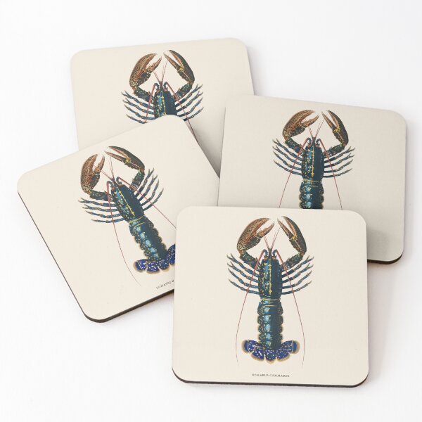 Item preview, European Lobster Antique Naturalist Illustration designed and sold by Antiquated Art.