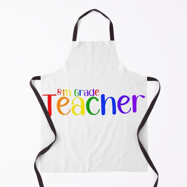 Item preview, 8th Eighth Grade Teacher in Rainbow designed and sold by noelle20.