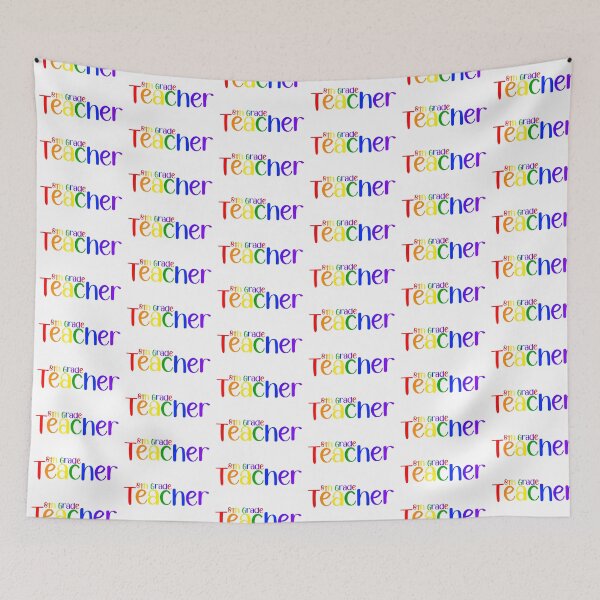 Item preview, 8th Eighth Grade Teacher in Rainbow designed and sold by noelle20.