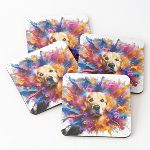 Item preview, splash golden retriever designed and sold by pocopocodog123.