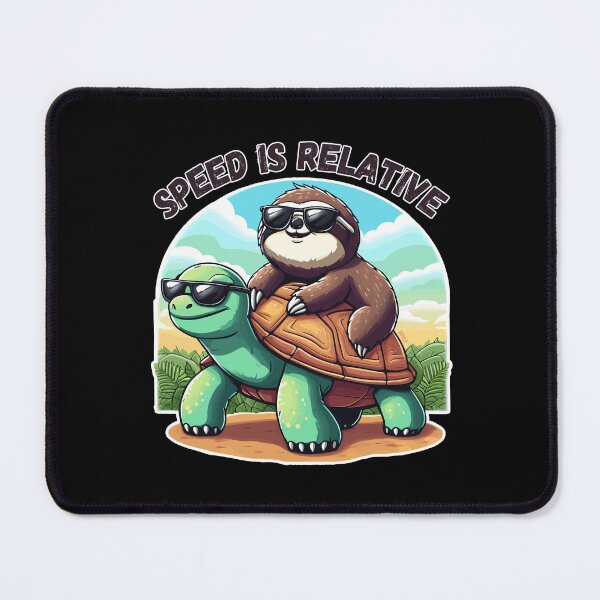 Item preview, Speed is Relative - Turtle & Sloth designed and sold by aipolohu.