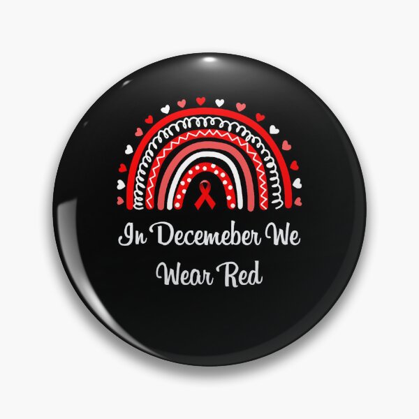 Item preview, In December We Wear Red For HIV Awareness Tee World Aids Day designed and sold by EagmianPheolea.