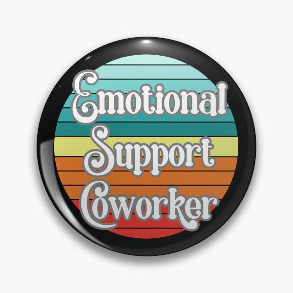 Item preview, emotional support coworker office funny gifts designed and sold by CosmicGypsy2000.