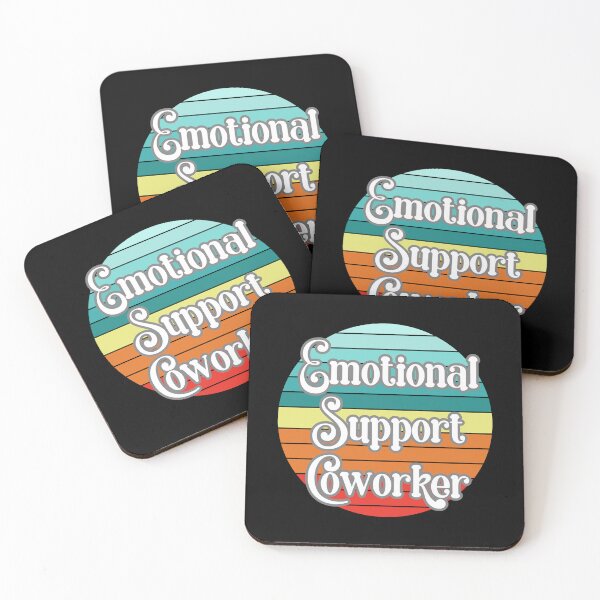 Item preview,  emotional support coworker office funny gifts designed and sold by CosmicGypsy2000.
