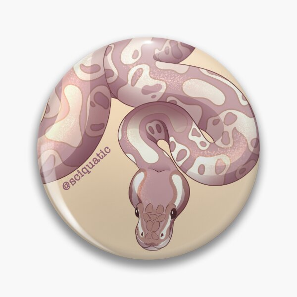 Item preview, Pastel Cinnamon Ball Python illustration by @Sciquatic  designed and sold by Sciquatic-Arts.