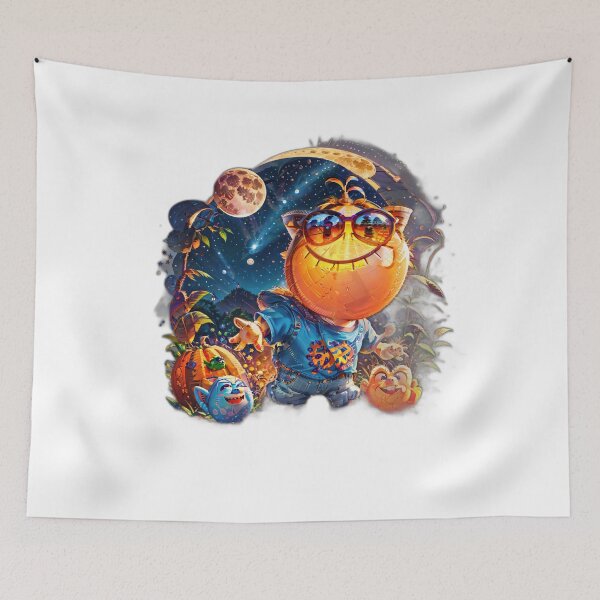 Item preview, Harvest Super Moon - Whimsical Countryside T-Shirt Design designed and sold by arfazel-shutter.