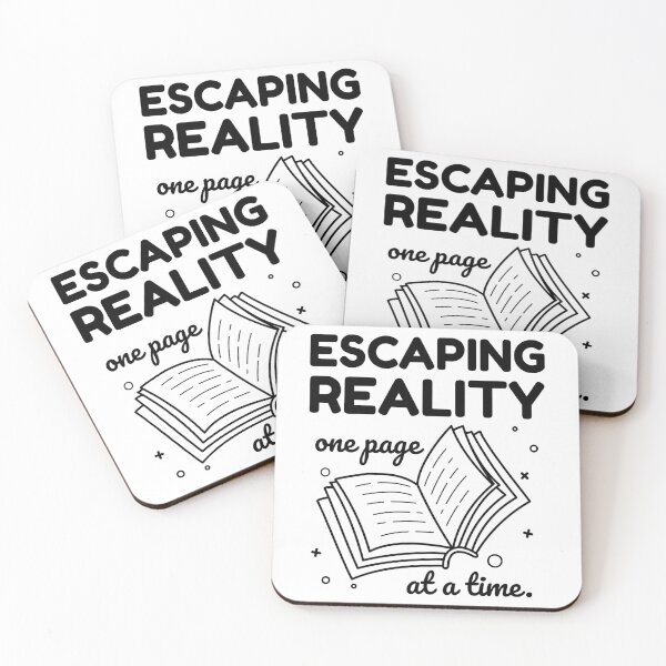 Item preview, Funny Book Reader Escaping Reality One Page at a Time designed and sold by shmodev.