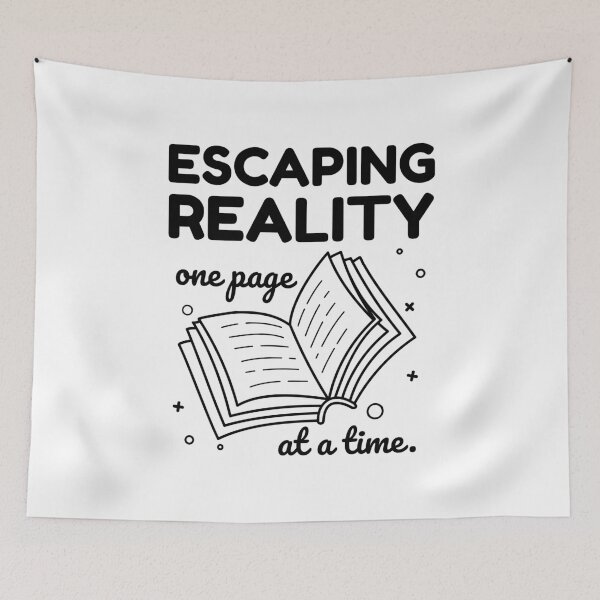 Item preview, Funny Book Reader Escaping Reality One Page at a Time designed and sold by shmodev.
