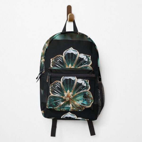Item preview, Golden & Green Glass Flower designed and sold by 3po3.