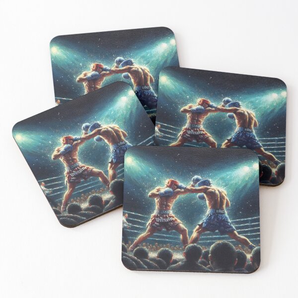 Item preview, Muay Thai Art Thai Boxing Paint designed and sold by siammagicalart.