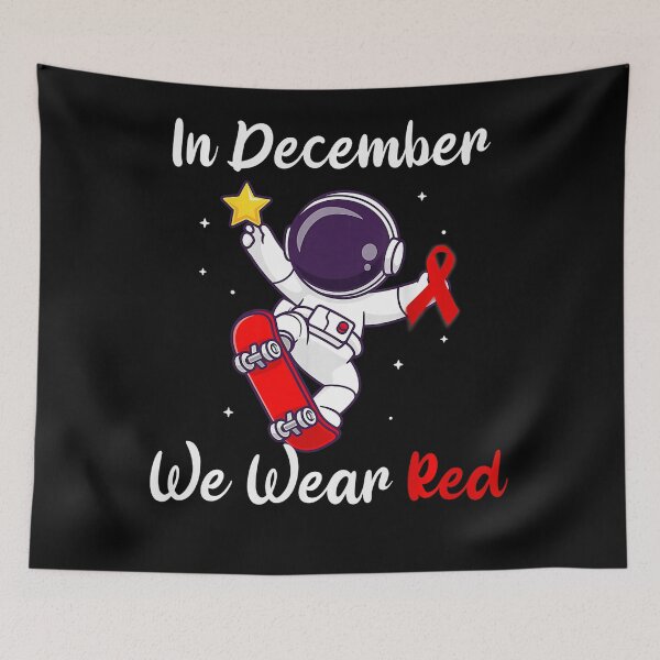 Item preview, In December We Wear Red For World Aids Day Awareness designed and sold by EagmianPheolea.
