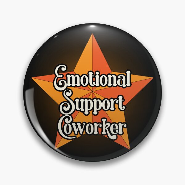 Item preview, emotional support coworker office funny gifts designed and sold by CosmicGypsy2000.