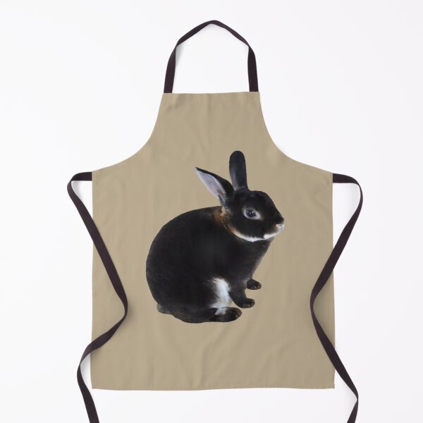 Item preview, Dark Brown and White Mini Rex Rabbit designed and sold by Susan Savad.