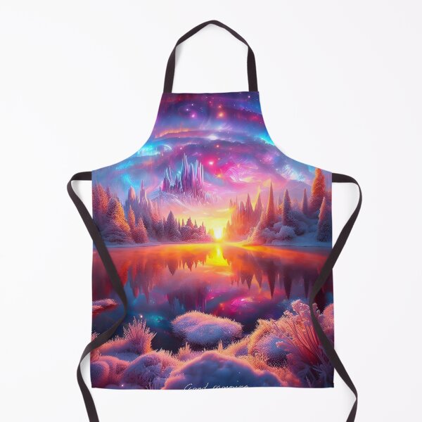 Item preview, Colorful sunrise in winterland designed and sold by AI-Only Creations.