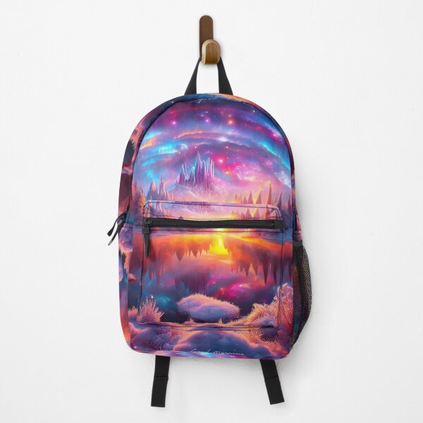 Item preview, Colorful sunrise in winterland designed and sold by AI-Only Creations.