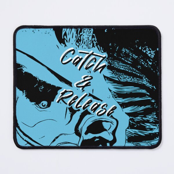 Item preview, Catch & Release Blue Fishing Graphic Motif designed and sold by FishingMD.