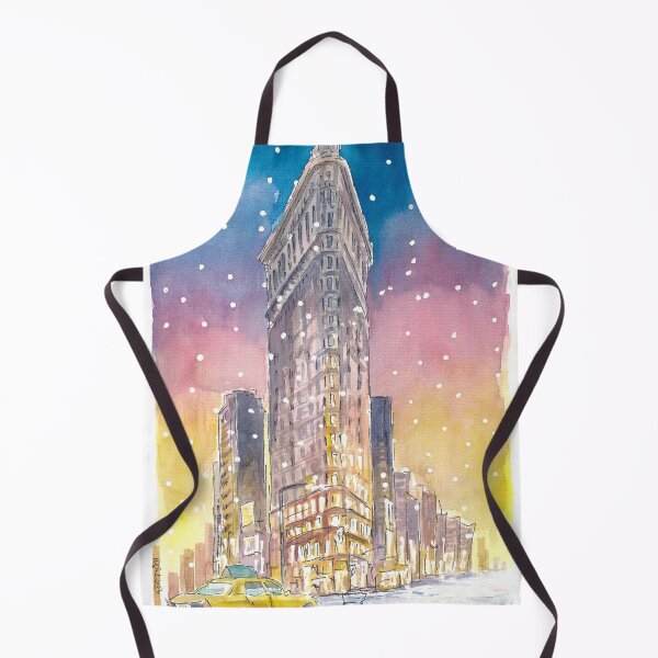 Item preview, Winter in New York City Romantic Snow Fall and Flatiron Manhattan Dreams designed and sold by artshop77.