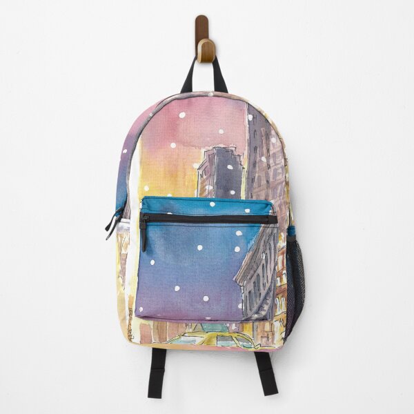 Item preview, Winter in New York City Romantic Snow Fall and Flatiron Manhattan Dreams designed and sold by artshop77.