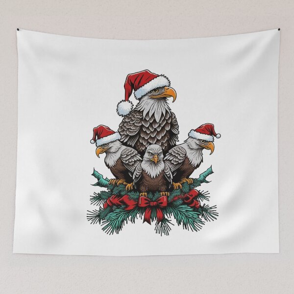 Item preview, Eagle Eagles Marry Christmas Friendly designed and sold by Martolina33.