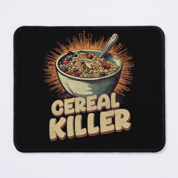 Item preview, Funny Cereal Killer Breakfast Brunch Food designed and sold by MintaApparel.