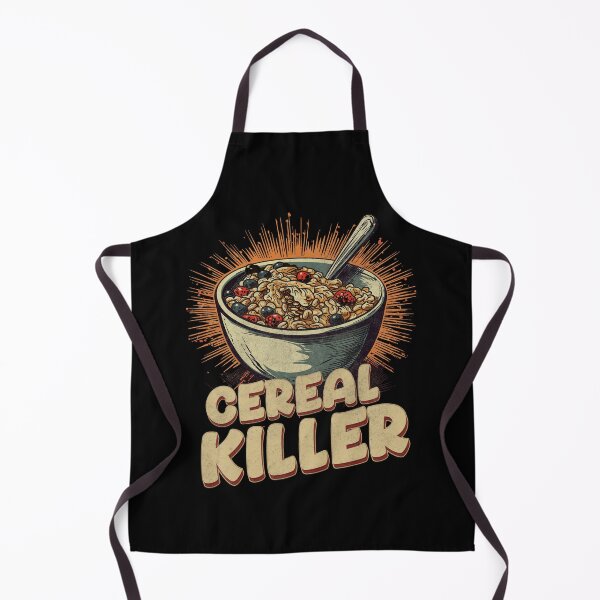 Item preview, Funny Cereal Killer Breakfast Brunch Food designed and sold by MintaApparel.