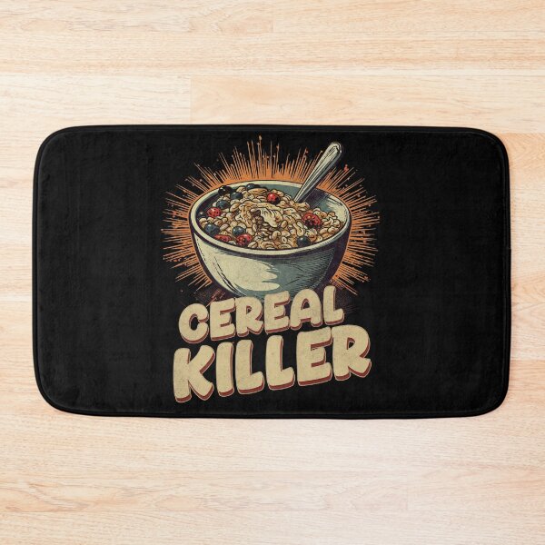 Item preview, Funny Cereal Killer Breakfast Brunch Food designed and sold by MintaApparel.