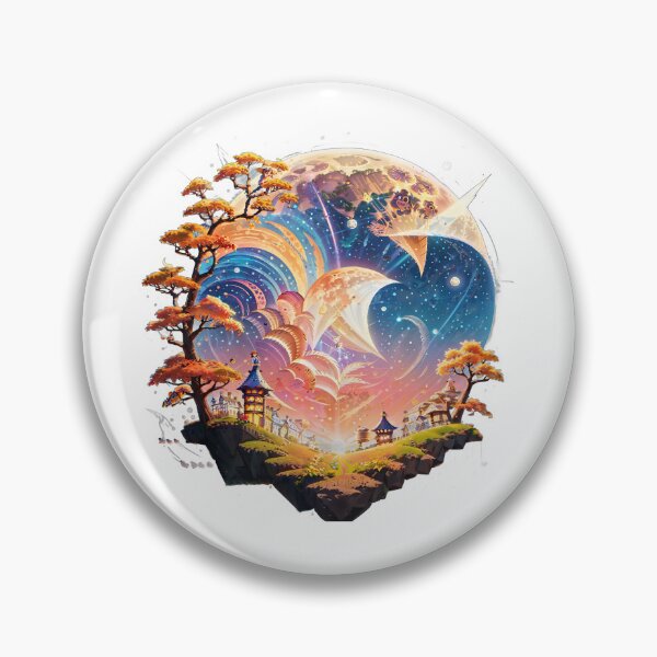 Item preview, Harvest Super Moon - Whimsical Countryside T-Shirt Design designed and sold by arfazel-shutter.