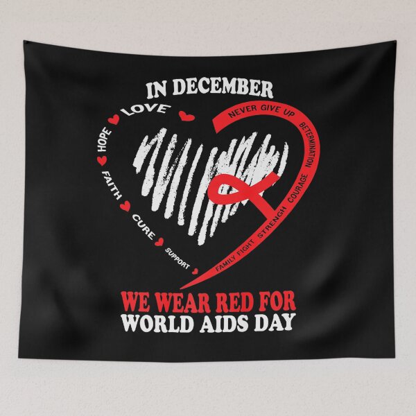 Item preview, In December We Wear Red For World Aids Day Awareness designed and sold by EagmianPheolea.