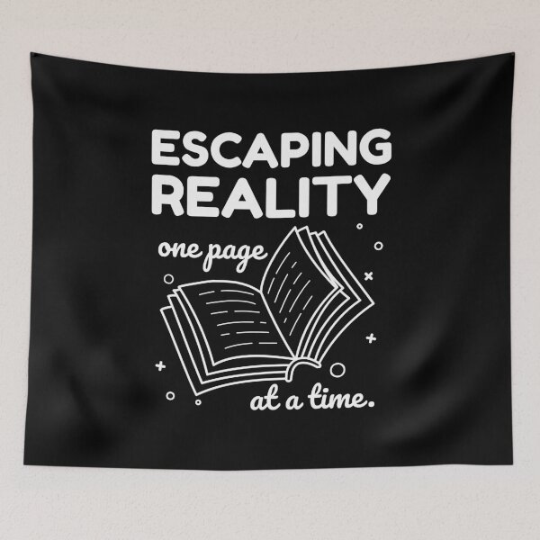 Item preview, Funny Book Reader Escaping Reality One Page at a Time designed and sold by shmodev.