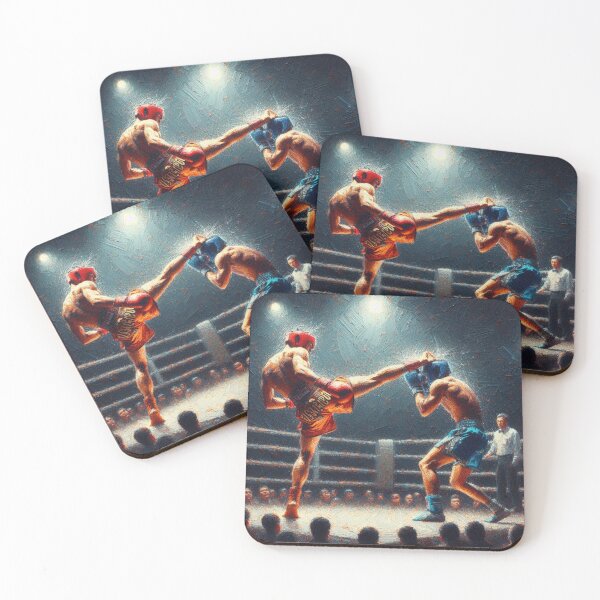 Item preview, Muay Thai Art Thai Boxing Paint designed and sold by siammagicalart.