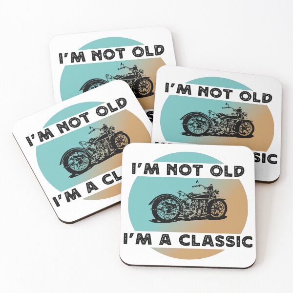 Item preview, I'm Not Old I'm A Classic - Motorbike Tshirt, Hoodie, Apron, Stickers, gift. designed and sold by womeninmoto.