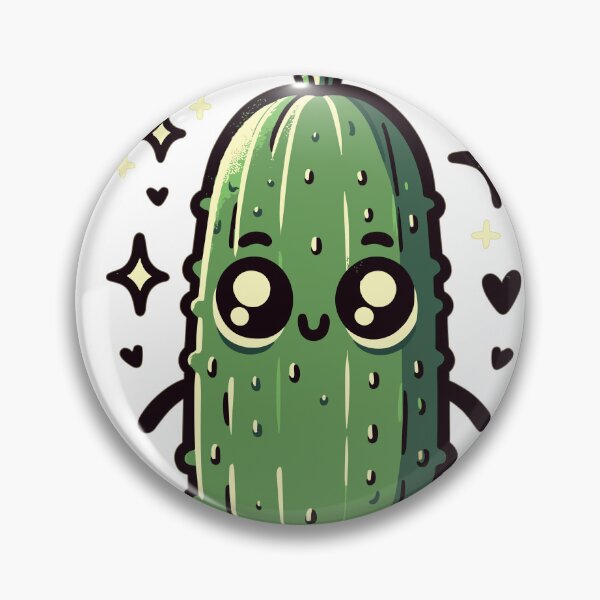 Artikelvorschau, Adorable Cute-cumber Character entworfen und verkauft von LongIslandDesgn.