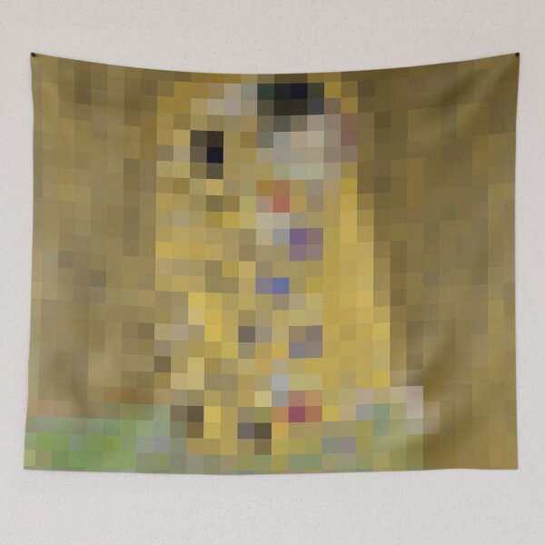Item preview, Minecraft Painting The Kiss designed and sold by Saikishop.