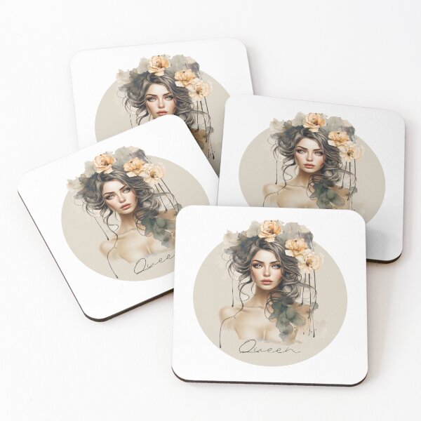 Item preview, Blooming Beauty - Cute Woman designed and sold by ColorConsole.