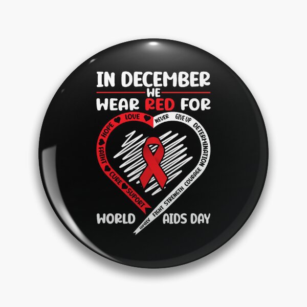 Item preview, In December We Wear Red For World AIDS Day HIV Awareness designed and sold by EagmianPheolea.
