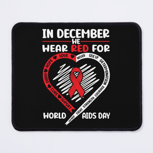 Item preview, In December We Wear Red For World AIDS Day HIV Awareness designed and sold by EagmianPheolea.