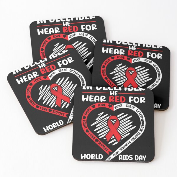 Item preview, In December We Wear Red For World AIDS Day HIV Awareness designed and sold by EagmianPheolea.