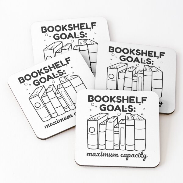 Item preview, Bookshelf Goals maximum capacity Shelfish book addicts designed and sold by shmodev.