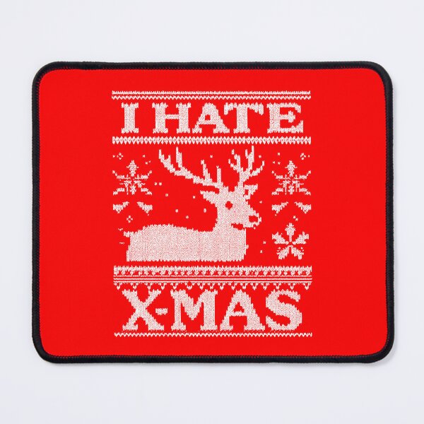 Item preview, I Hate X-Mas Ugly Christmas Sweater  designed and sold by OneWayOrAnother.