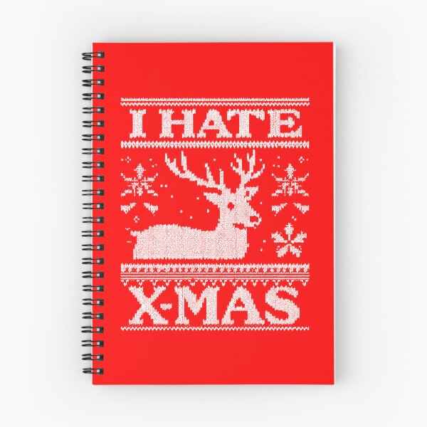 Item preview, I Hate X-Mas Ugly Christmas Sweater  designed and sold by OneWayOrAnother.