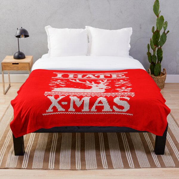 Item preview, I Hate X-Mas Ugly Christmas Sweater  designed and sold by OneWayOrAnother.
