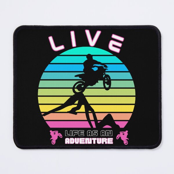 Item preview, Living Life As An Adventure - Moto Cross Adventure Sport designed and sold by Grafixfun.