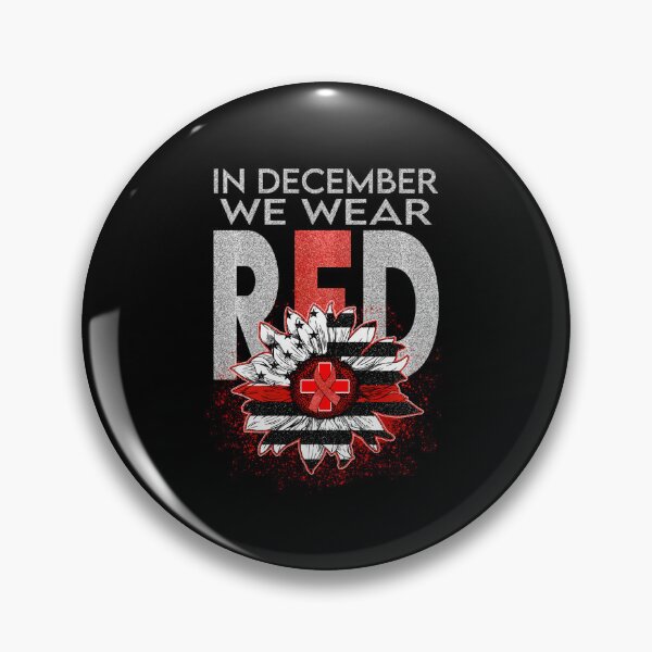 Item preview, In December We Wear Red For World AIDS Day Sunflower Flag designed and sold by EagmianPheolea.