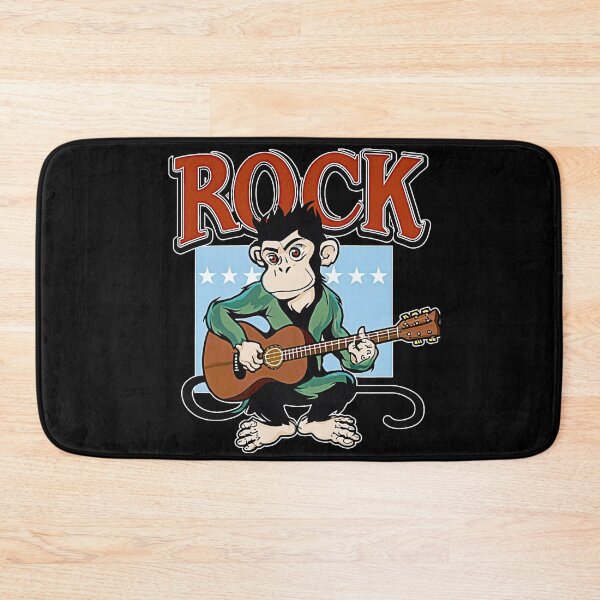 Item preview, rocker monkey designed and sold by NotesForMusic.