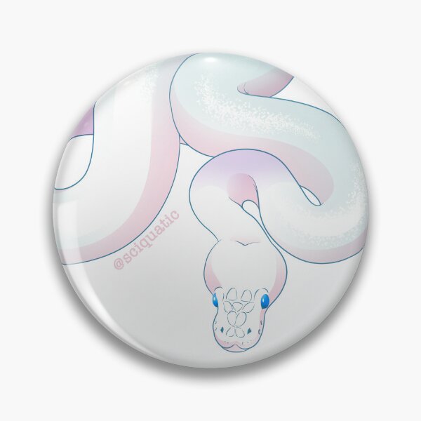 Item preview, (BEL) Blue Eyed Leucistic Ball Python illustration by @Sciquatic designed and sold by Sciquatic-Arts.