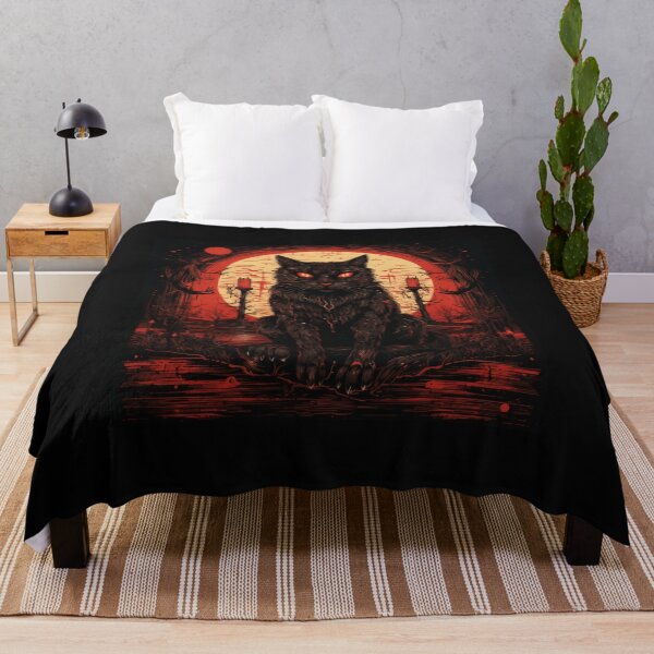 Item preview, Mystical Cat and the Red Moon designed and sold by MysticArtisan.