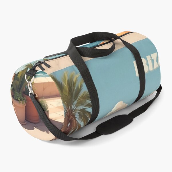 Item preview, Ibiza Vintage Retro Travel Art designed and sold by Ceemko's Vintage Corner.