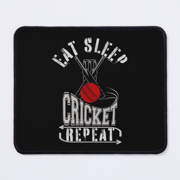 Item preview, Eat Sleep Cricket Repeat designed and sold by my-green-gecko.