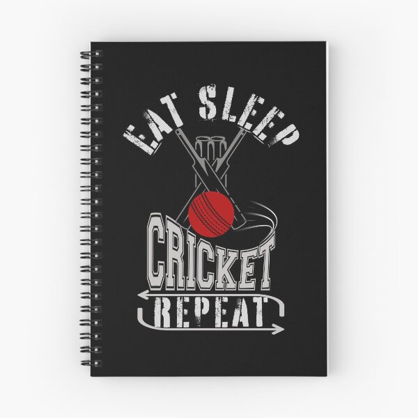 Item preview, Eat Sleep Cricket Repeat designed and sold by my-green-gecko.