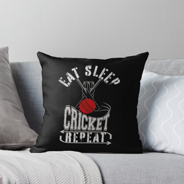 Item preview, Eat Sleep Cricket Repeat designed and sold by my-green-gecko.